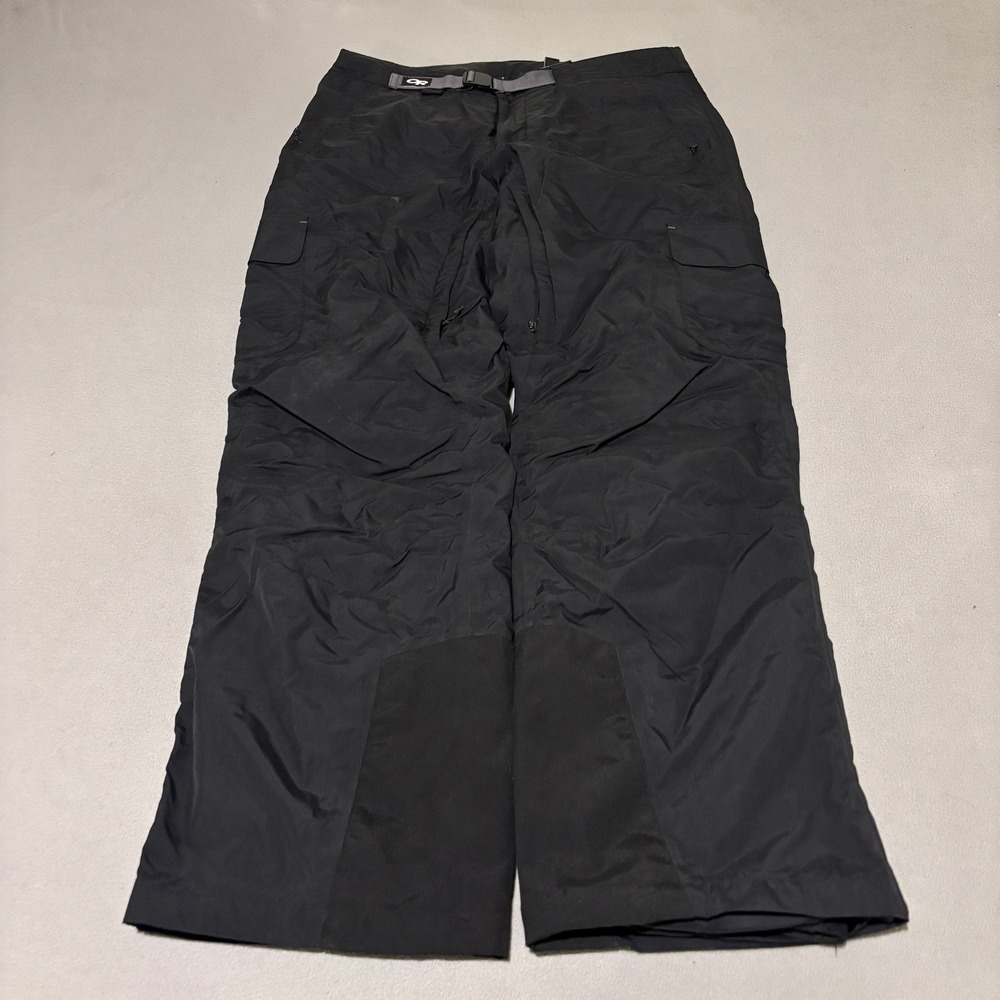 Outdoor Research Mens Large Black Insulated Pertex Shield Snow Pants Gorpcore